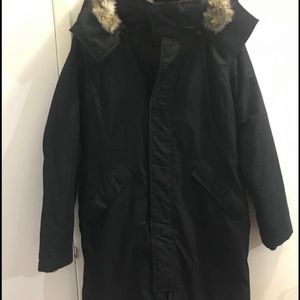 TNA Chamonix  parka women size large.